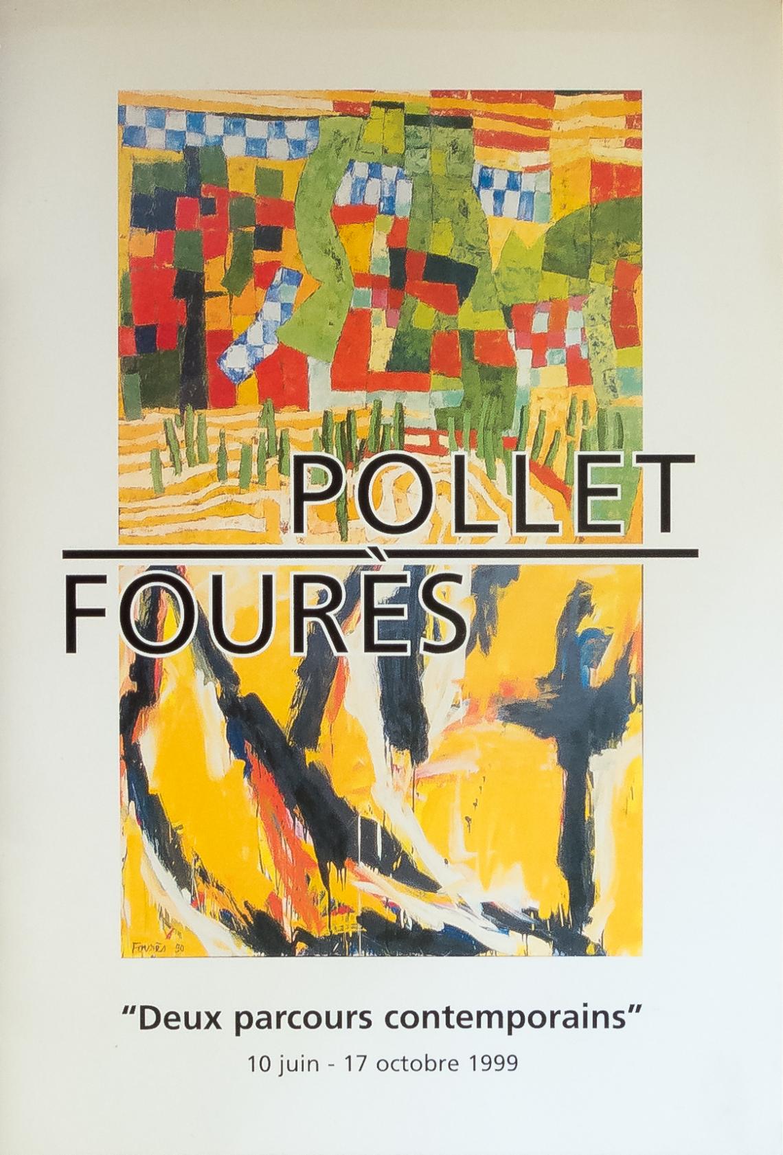Pollet-Fourès, deux parcours contemporains, Musée d’art de Toulon, 1999, 16 pages.